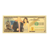 Golden plated 1-10Billion TrumpDollars
