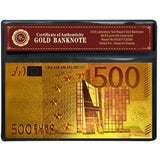 Golden plated 500 EURO